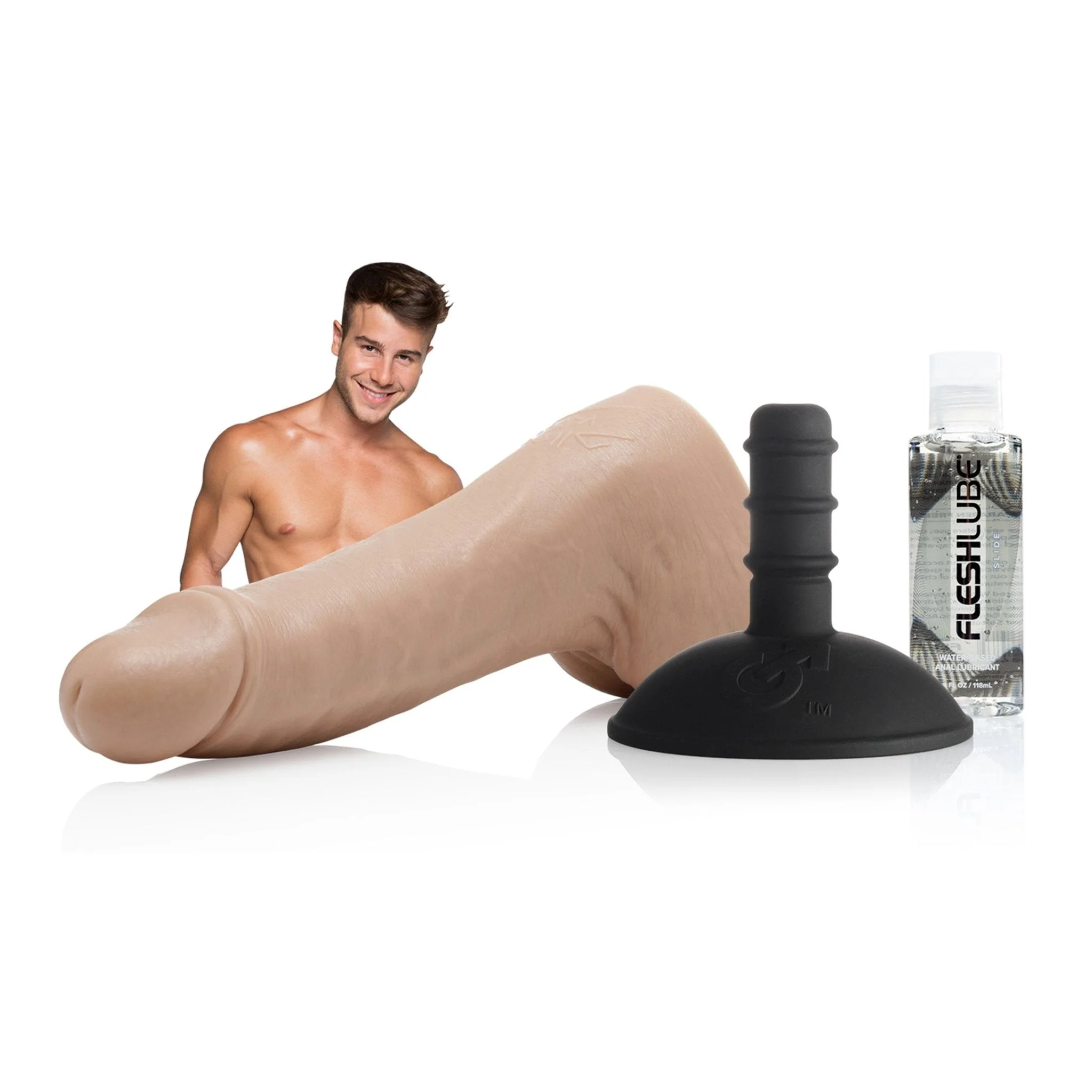 Allen King Dildo Pack with Fleshlube Slide