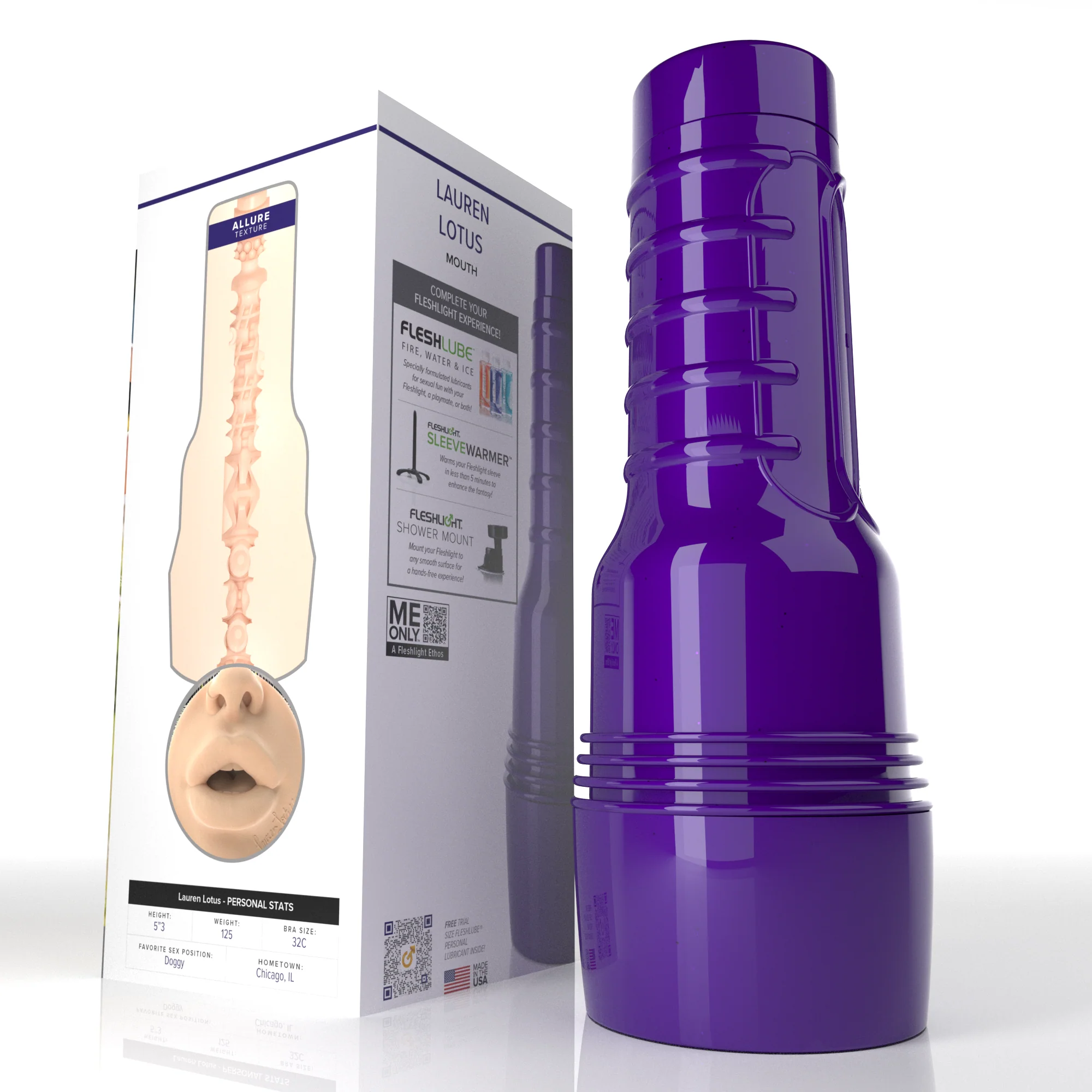 Lauren Lotus Mouth Fleshlight - Image 3