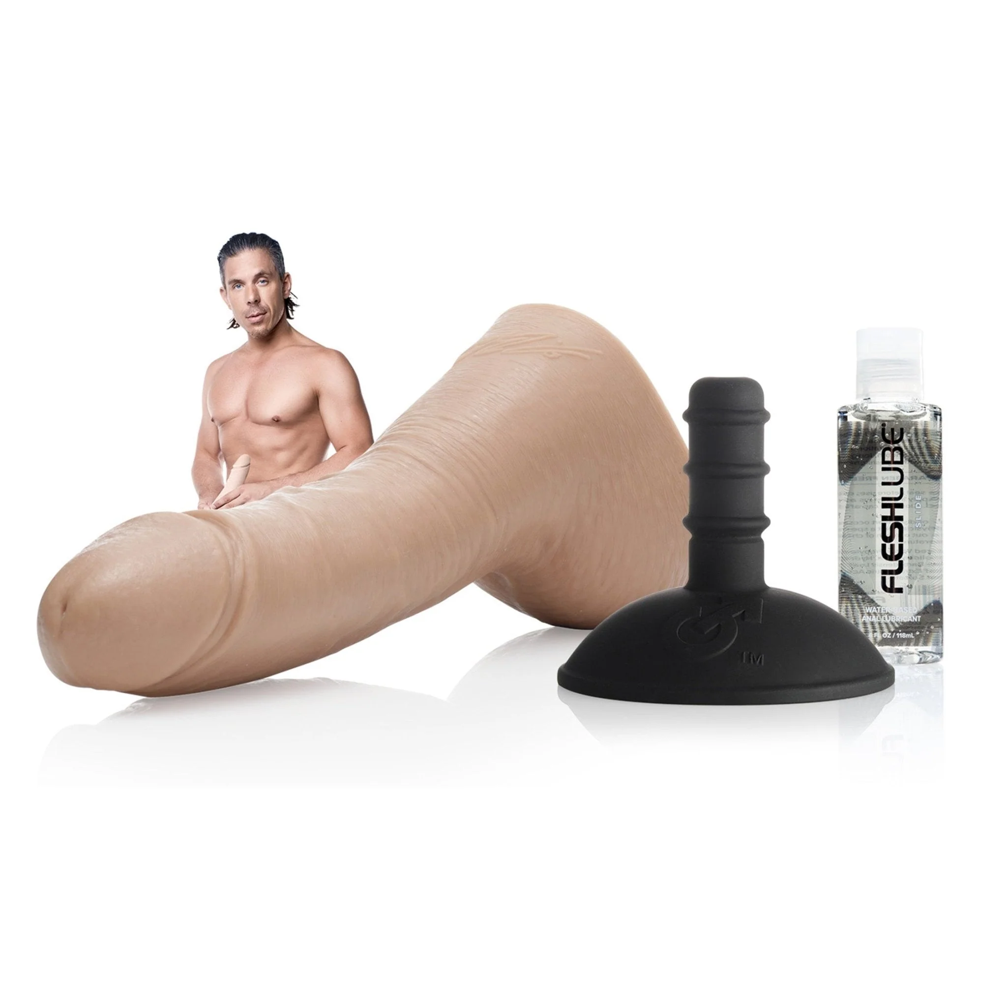 Mick Blue Dildo Pack with Fleshlube Slide