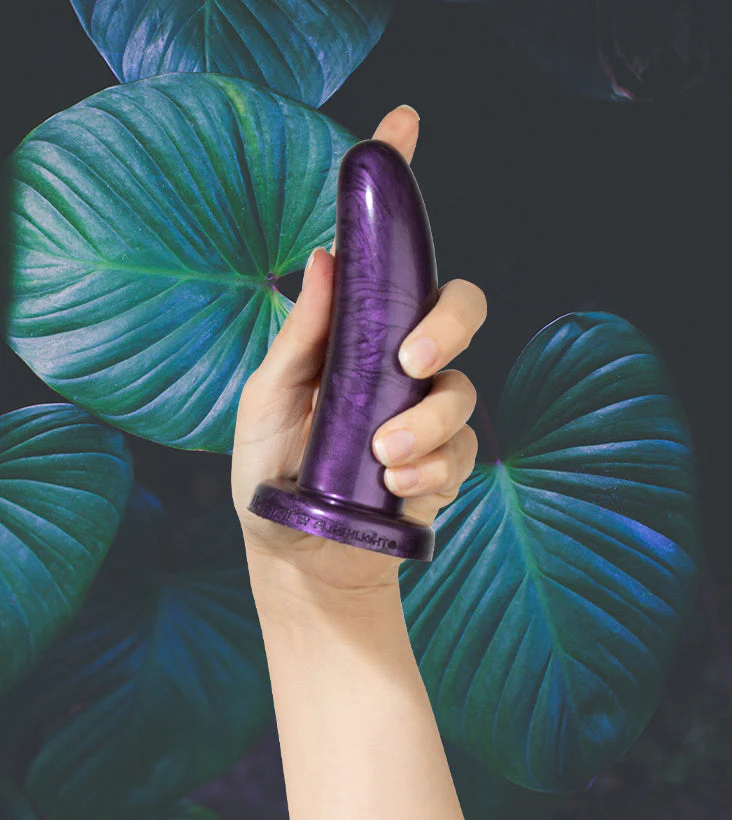 Plum Orchid Dildo, Small - Image 4
