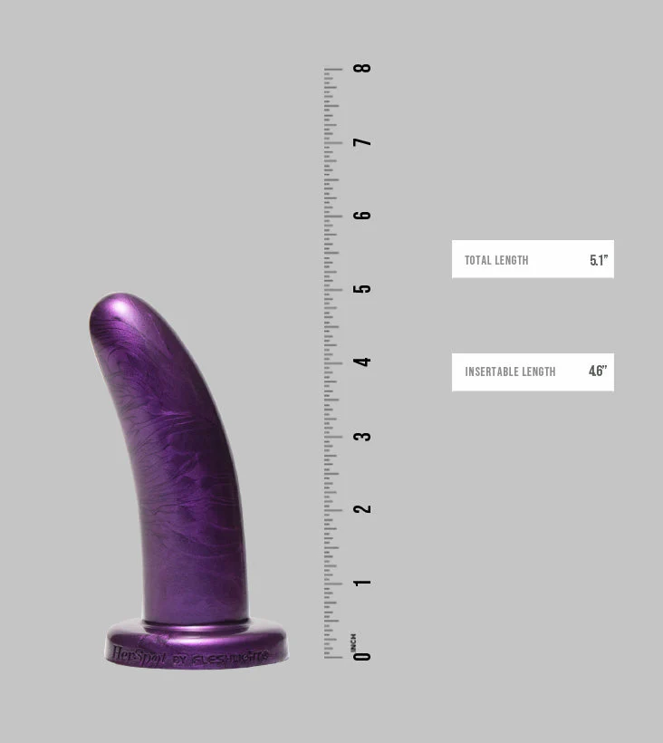 Plum Orchid Dildo, Small - Image 5